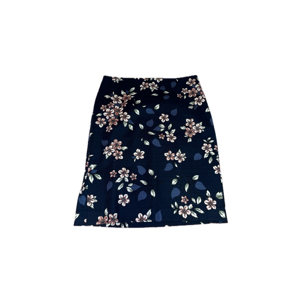 LOFT Outlet (NWT) Navy Blue with White and Pink Flowers (10)